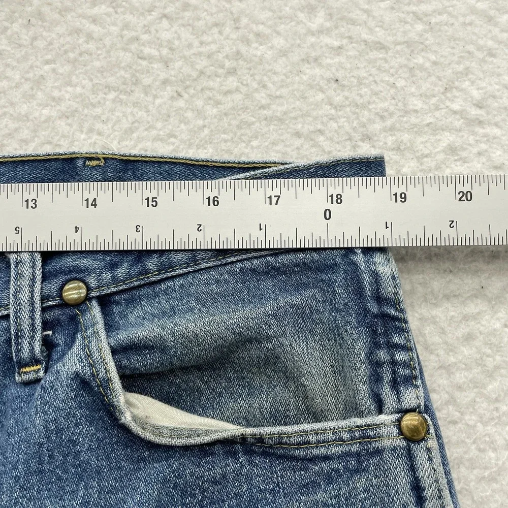 Wrangler Jeans Mens 38x34 George Straight Cowboy Cut Natural Wear Faded 13MGSHD